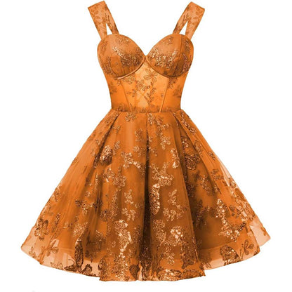 Sparkly Homecoming Dresses Teens Short Prom Dress Juniors Cocktail Dress