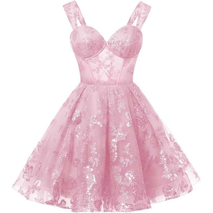 Sparkly Homecoming Dresses Teens Short Prom Dress Juniors Cocktail Dress