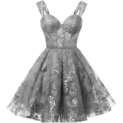 Sparkly Homecoming Dresses Teens Short Prom Dress Juniors Cocktail Dress