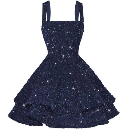 Short Sparkly Homecoming Dresses Sweet 16 Tiered Short Cocktail Party Gown