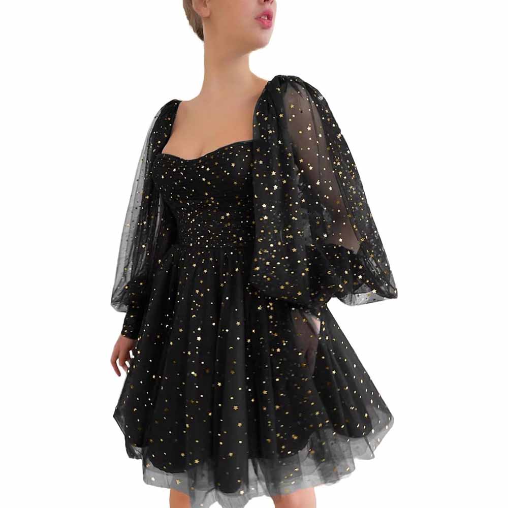 Sparkly Starry Tulle Prom Dresses A Line Homecoming Dresses Formal Eve SD Dresscode & Fashiontrends Sparkly Starry Tulle Prom Dresses A Line Homecoming Dresses Formal Eve SD Dresscode & Fashiontrends