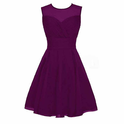 Homecoming Dress Short Prom Dresses Chiffon A-Line Junior Prom Dress