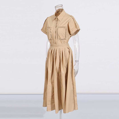 Women's Chic Skirt Suit High Waist Two Pieces Trendy Fashion Set