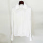 Women's Long Sleeves Fitted White Shirt