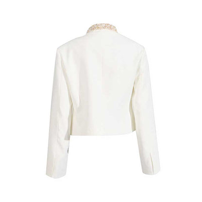 Women's White Mini Skirt Suit Wedding Suit Short Skirt Suit