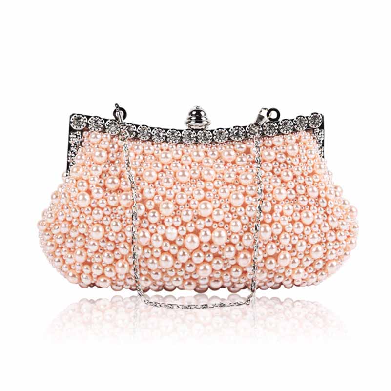 Pearl Wedding Bag Bridal Clutch Bag Cocktail Party Handbag