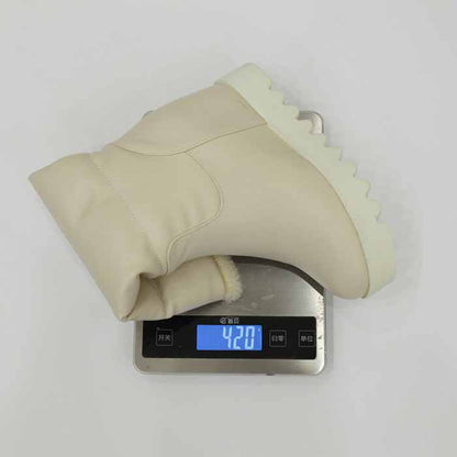 Ladies round toe high tube cotton boots winter bootie