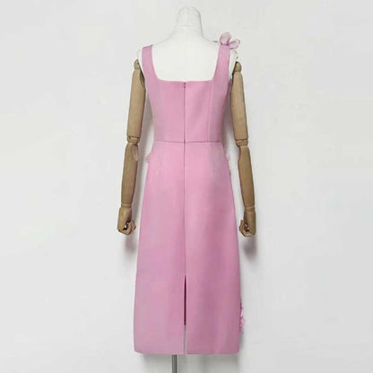 Flower Applique Midi Dresses for women