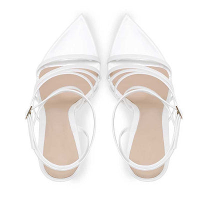 Women's Strappy High Heels Sandals Summer Dress Shos Stiletto Heels