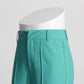 Womens Turquoise Pantsuit Summer Two Pieces Suit Trendy Wide-Legs Suit