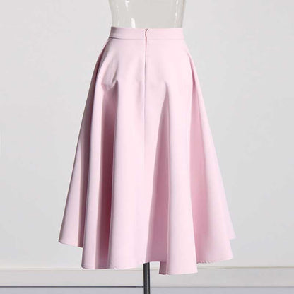 2-Piece 3D Rose Blazer With Pleated Skirt Suit