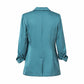 Women's Summber Blazer Work Office Blazers One Button Jacket with Pocket