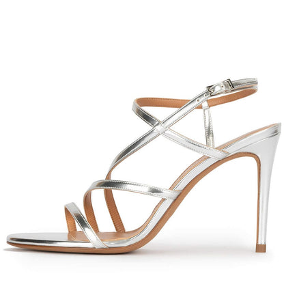 Women's High Heeled Strappy Stiletto Sandals