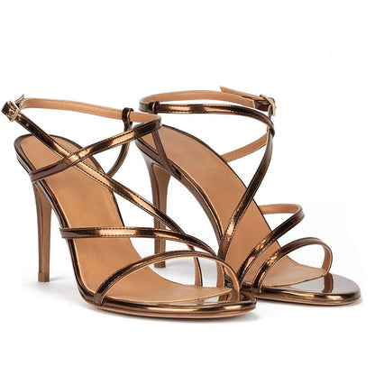 Women's High Heeled Strappy Stiletto Sandals