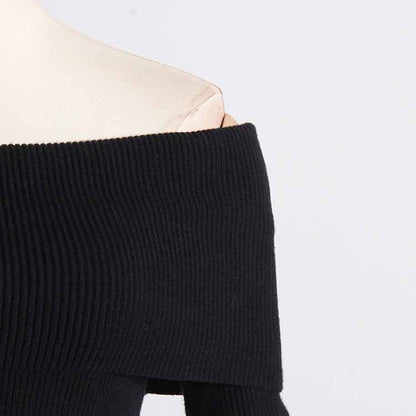 Women's Knit Top Off-Shoulder Sweater