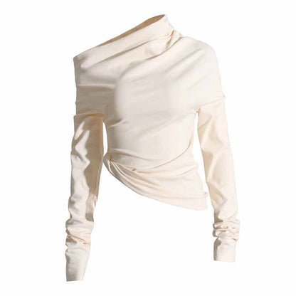 Women's Asymmetric Ribbed Top