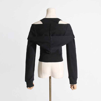 Women's Layered Corset hoodie