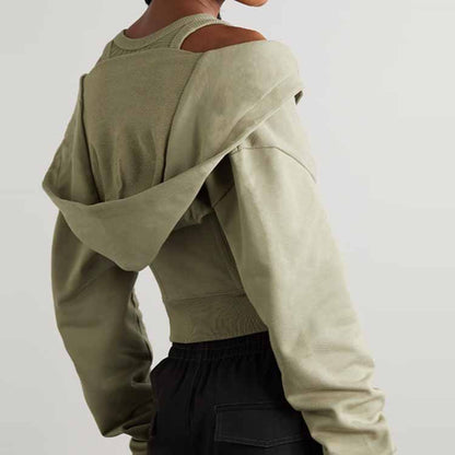 Women's Layered Corset hoodie