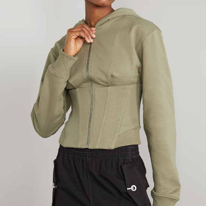 Women's Layered Corset hoodie