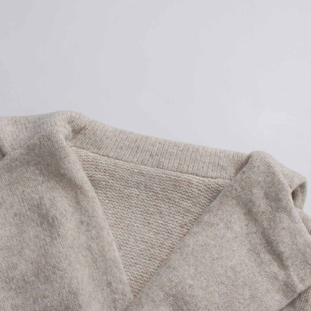 SD Dresscode three piece women's sweater set in neutral tones, featuring soft fabric and stylish design