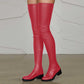 Lady's Extra Long Platform Boots