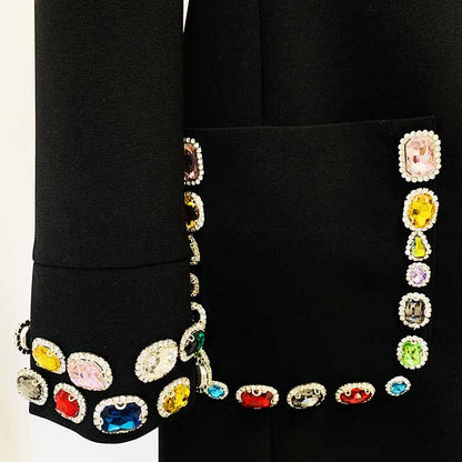 Women's Mini Dress With Beads and Pocket Fashion Dress