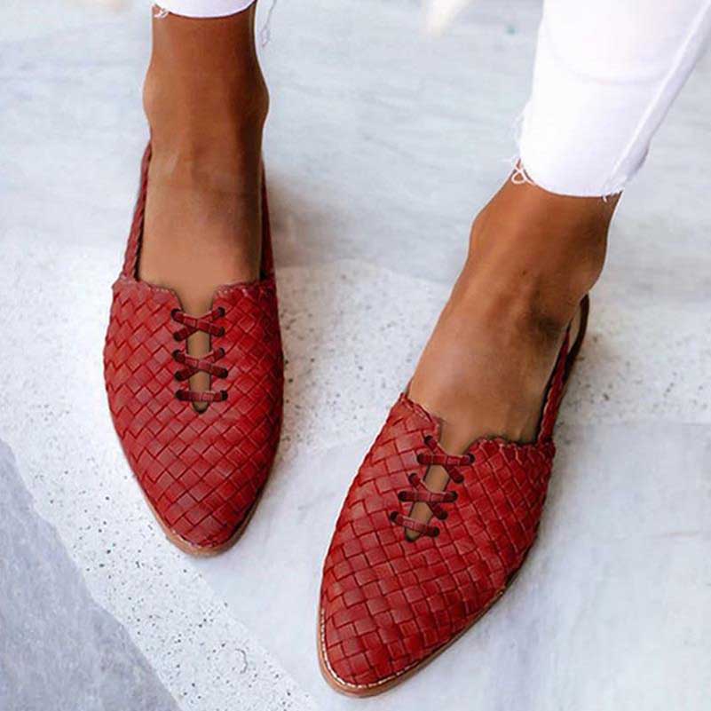 Women's Woven Leisure Sandals Trendy Flat Shoes