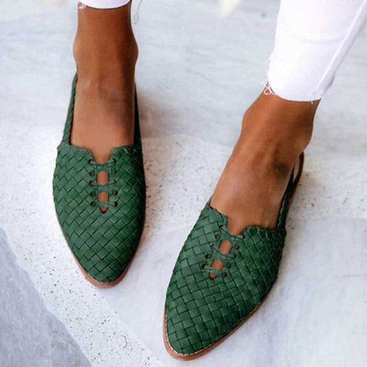 Women's Woven Leisure Sandals Trendy Flat Shoes