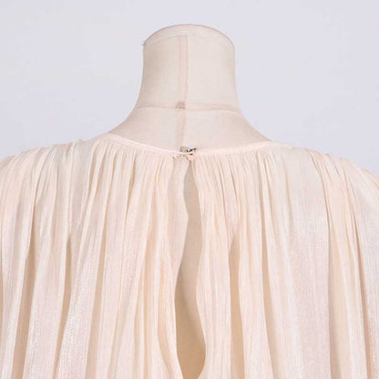 Women's Pleated Ruffle Mini Dress