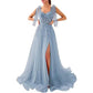 Garden Prom Dress Tulle Long Appliques Birthday Party Ball Gowns Wedding Prom