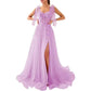 Garden Prom Dress Tulle Long Appliques Birthday Party Ball Gowns Wedding Prom