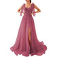 Garden Prom Dress Tulle Long Appliques Birthday Party Ball Gowns Wedding Prom