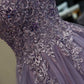 Lace Tulle Prom Dresses Teens Ruffles Event Dress