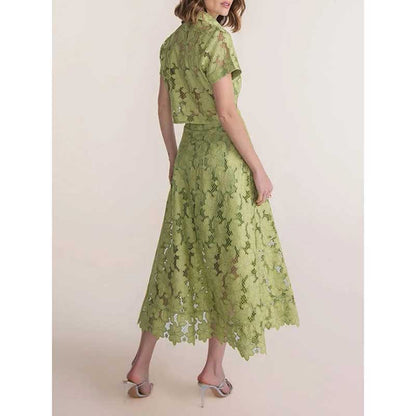 Women's Lace Long Skirt Suit