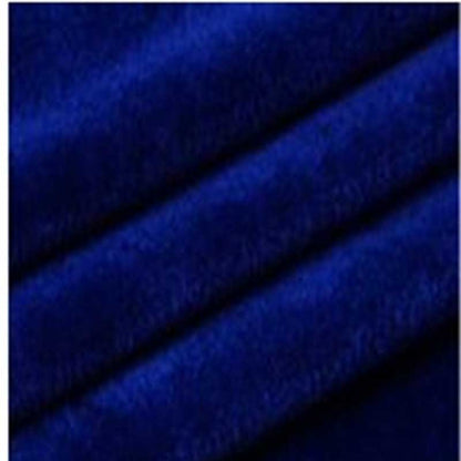 Luxurious blue velvet hooded cape for Halloween with soft texture and elegant finish