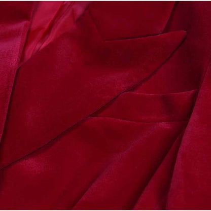 Women's Pantsuit Velvet Blazer Formal Pant Set