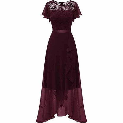 Wedding Guest Gress Evening Dress Long Wedding Dress with Slit Party Cocktail Dress