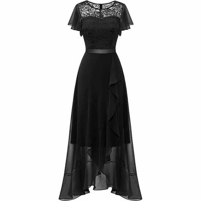 Wedding Guest Gress Evening Dress Long Wedding Dress with Slit Party Cocktail Dress