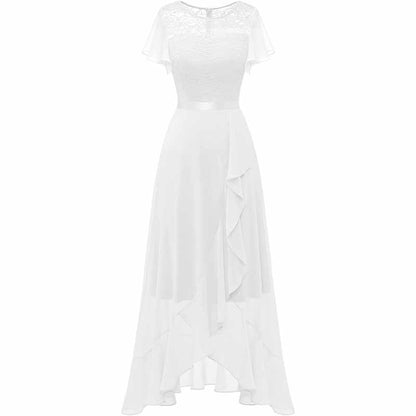 Wedding Guest Gress Evening Dress Long Wedding Dress with Slit Party Cocktail Dress