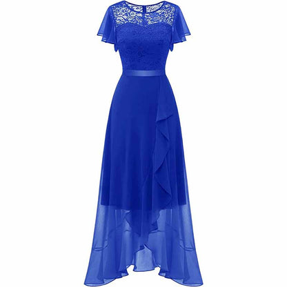 Wedding Guest Gress Evening Dress Long Wedding Dress with Slit Party Cocktail Dress