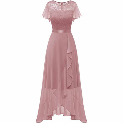 Wedding Guest Gress Evening Dress Long Wedding Dress with Slit Party Cocktail Dress