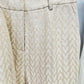 Mid-length Jacquarded pantsuit Straight Pants Set two-piece Formal Event Suit