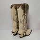 Women Off-White / Ivory Western Cowgirl Boots