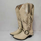 Women Off-White / Ivory Western Cowgirl Boots