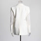 Women's Lace Stitching Blazer in White