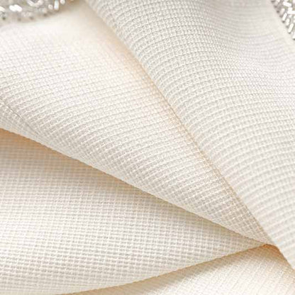 Women's Ivory Tweed Blazer Jacket