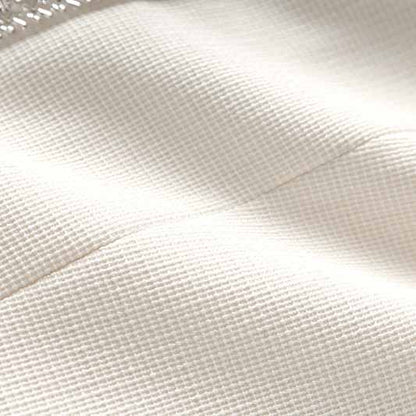 Women's Ivory Tweed Blazer Jacket