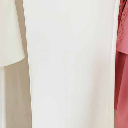 Womens Pantsuit White Flared Trouser Suit Two Pieces Wedding Pantsuit