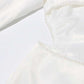 Long Sleeve Pearl Silk Suit White Hollow Tight Trousers Two-Piece Set