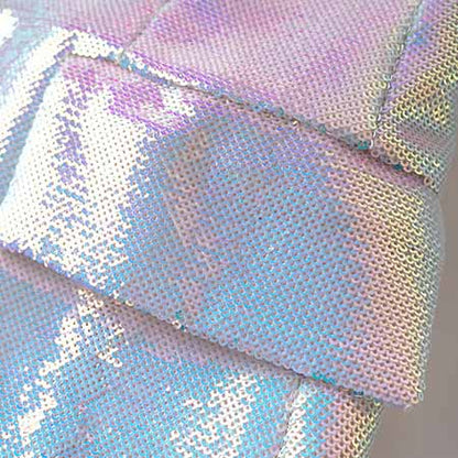 Women's Sequin Two Piece Skirt Suit Party Suit